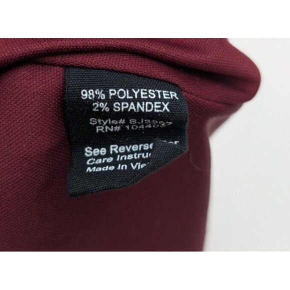 Sweet Wanderer Women's Dress Size Small Maroon Floral Print Ruffle Boho Bohemian - Picture 12 of 15